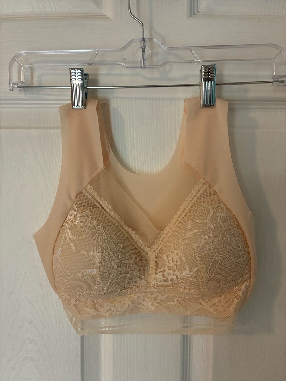 New Lace Push-Up Bra in Blush Pink. So soft. So comfy